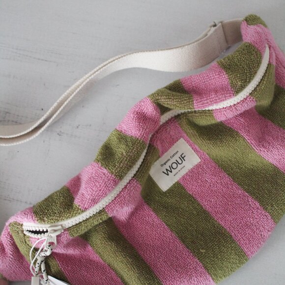 Anthropologie x WOUF XL Terry Waistbag / Fanny Pack / Sling NEW NWT / SOLD OUT - Picture 3 of 6